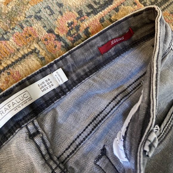 Zara Slate Color Skinny Jeans - Zara Jeggings - Picture 6 of 10